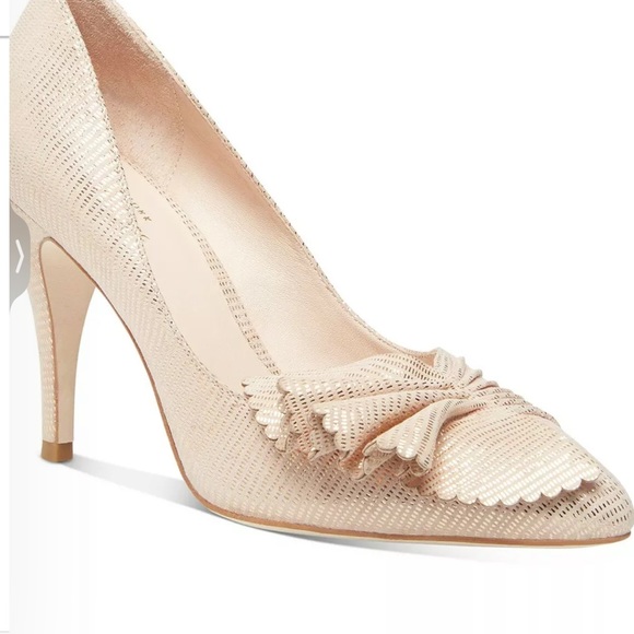 New Kate Spade Alessia Heels 7 Blush - Picture 1 of 8